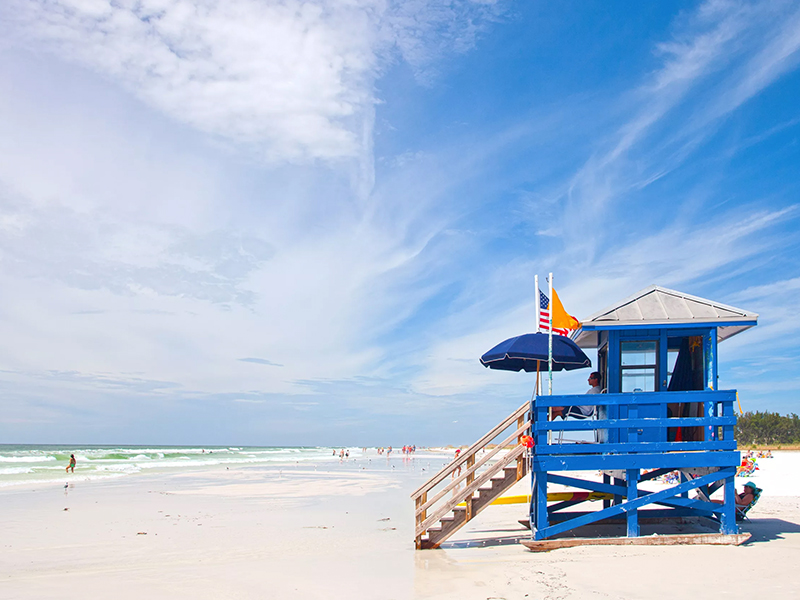 Siesta Key (10 minutes away)